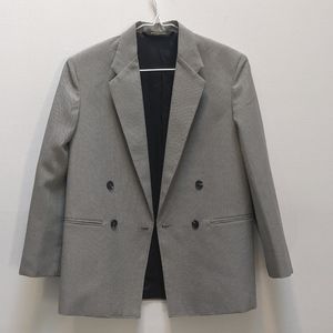 Vintage double breasted structured blazer